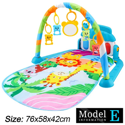 Baby Fitness Stand Musik Spielen Gym Aktivität Spielzeug Neugeborenen Klavier Krabbeln Decke Pedal Spiel Pad Frühen Bildung 0-36 monate Geschenke
