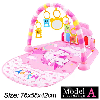 Baby Fitness Stand Musik Spielen Gym Aktivität Spielzeug Neugeborenen Klavier Krabbeln Decke Pedal Spiel Pad Frühen Bildung 0-36 monate Geschenke