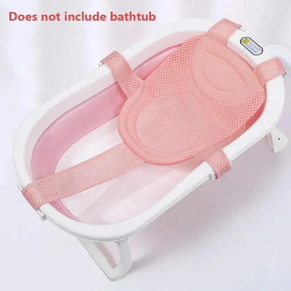 Baby Bad Net Matte Kinder Neugeborenen Einstellbare Badewanne Kissen Sitzkissen Kreuz-förmigen Anti-slip Badewanne Dusche Wiege bett Sitz