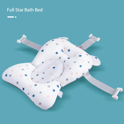 Baby Bad Unterstützung Pad Faltbare Schwimmende Sitz Einstellbar Neugeborenen Bade Kissen Infant Sicherheit Net Hängematte