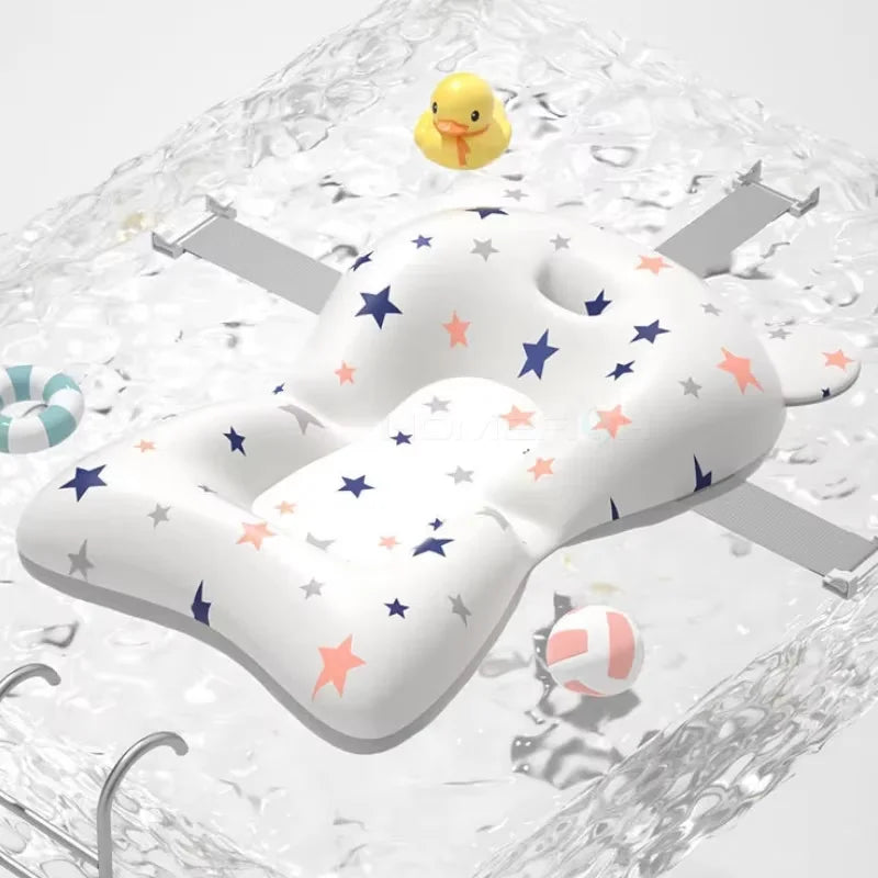 Baby Bad Unterstützung Pad Faltbare Schwimmende Sitz Einstellbar Neugeborenen Bade Kissen Infant Sicherheit Net Hängematte