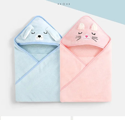 Cartoon Tier Baby Badetücher Weiche Neugeborenen Mit Kapuze Handtuch Decke Kleinkind Bademantel Warme Schlafen Swaddle Wrap für Jungen Mädchen