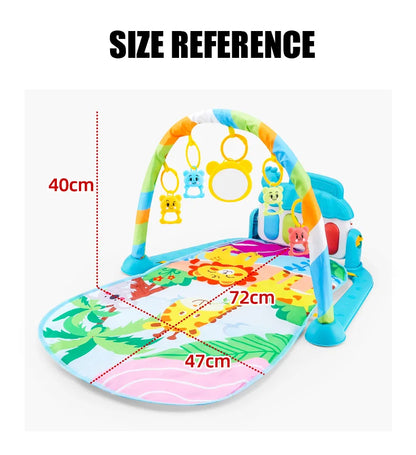Baby Fitness Stand Musik Spielen Gym Aktivität Spielzeug Neugeborenen Klavier Krabbeln Decke Pedal Spiel Pad Frühen Bildung 0-36 monate Geschenke
