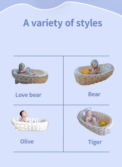 Tier Baby Schwimm badewanne Kinder tragbare Outdoor aufblasbare Pool Kinder badewanne Neugeborenen Schwimmbad