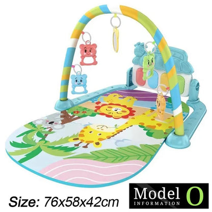 Baby Fitness Stand Musik Spielen Gym Aktivität Spielzeug Neugeborenen Klavier Krabbeln Decke Pedal Spiel Pad Frühen Bildung 0-36 monate Geschenke