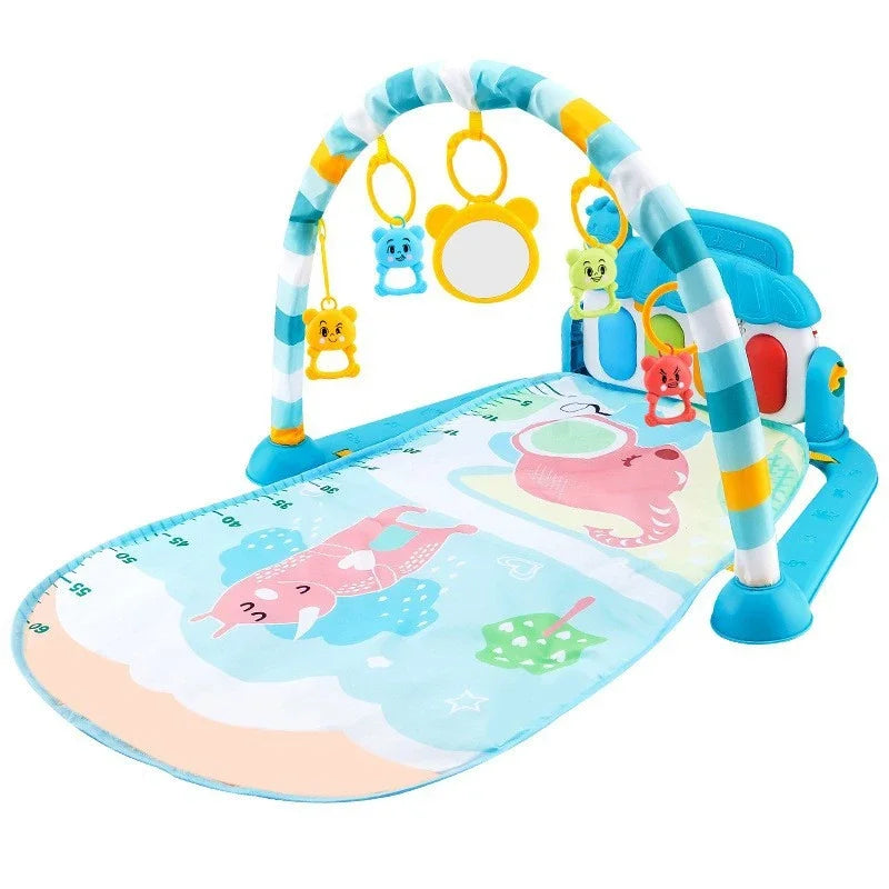 Baby Aktivität Gym Rack Frühe Bildung 0-36 Monate Spielzeug Geschenke Musical Neugeborenen Klavier Tastatur Krabbeln Decke Pedal Spielen matte