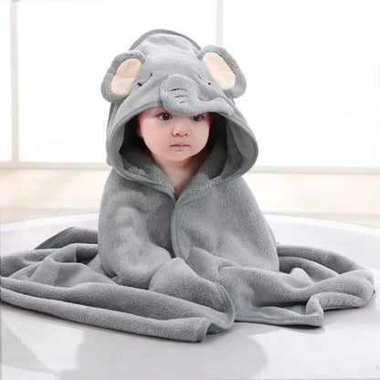 Cartoon Tier Baby Badetücher Weiche Neugeborenen Mit Kapuze Handtuch Decke Kleinkind Bademantel Warme Schlafen Swaddle Wrap für Jungen Mädchen