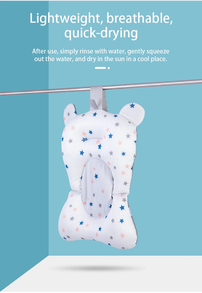 Baby Bad Unterstützung Pad Faltbare Schwimmende Sitz Einstellbar Neugeborenen Bade Kissen Infant Sicherheit Net Hängematte