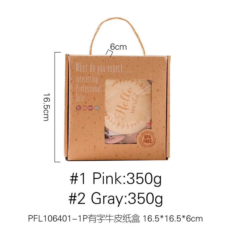 Baby Bad Set Decke Holz bürste Neugeborenen Meilensteine Monats karten Bades pielzeug für Babys Säugling Foto Requisiten Geburts geschenke Box