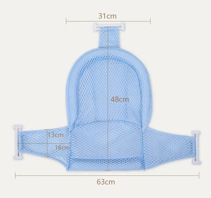 Baby Bad Net Matte Kinder Neugeborenen Einstellbare Badewanne Kissen Sitzkissen Kreuz-förmigen Anti-slip Badewanne Dusche Wiege bett Sitz