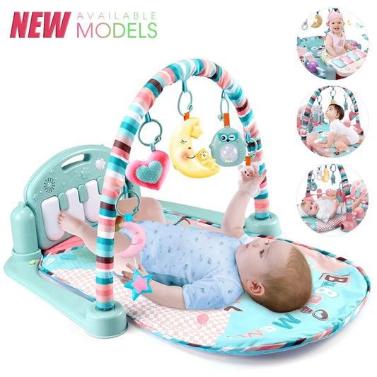 Baby Fitness Stand Musik Spielen Gym Aktivität Spielzeug Neugeborenen Klavier Krabbeln Decke Pedal Spiel Pad Frühen Bildung 0-36 monate Geschenke