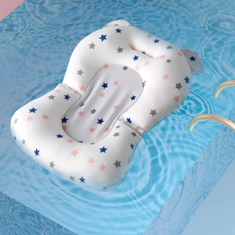 Baby Bad Unterstützung Pad Faltbare Schwimmende Sitz Einstellbar Neugeborenen Bade Kissen Infant Sicherheit Net Hängematte