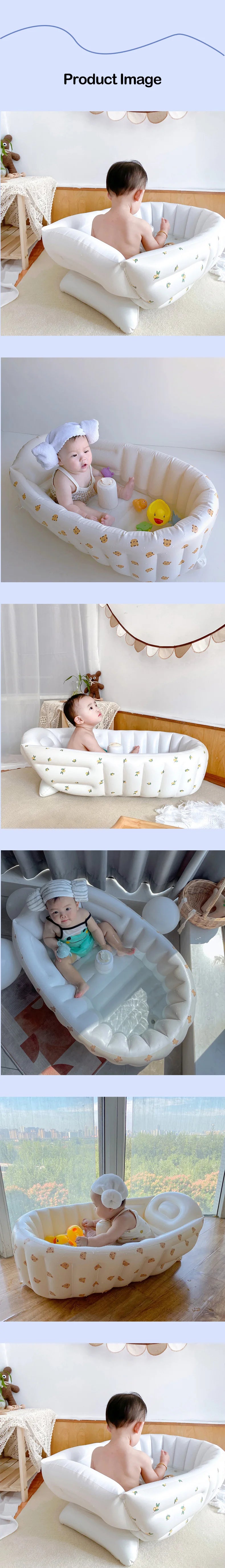 Tier Baby Schwimm badewanne Kinder tragbare Outdoor aufblasbare Pool Kinder badewanne Neugeborenen Schwimmbad