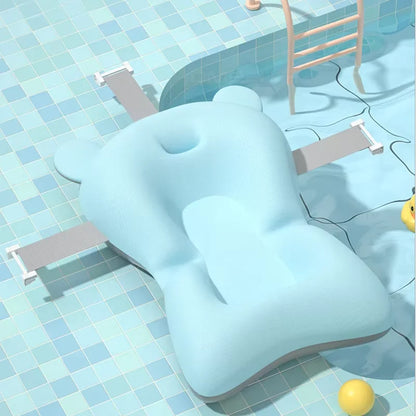 Baby Bad Unterstützung Pad Faltbare Schwimmende Sitz Einstellbar Neugeborenen Bade Kissen Infant Sicherheit Net Hängematte