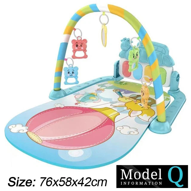 Baby Fitness Stand Musik Spielen Gym Aktivität Spielzeug Neugeborenen Klavier Krabbeln Decke Pedal Spiel Pad Frühen Bildung 0-36 monate Geschenke