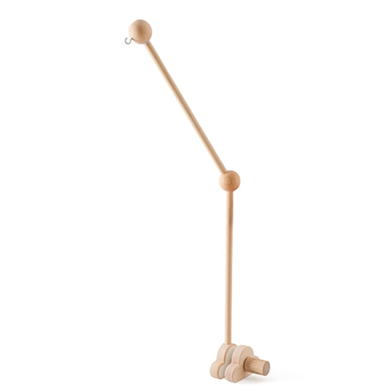 Baby Krippe Mobile Rassel Spielzeug Für 0-12 Monate Cartoon Filz Wald Tier Bett Glocke Hängen Holz Halterung Mobile newbaby Rassel Spielzeug