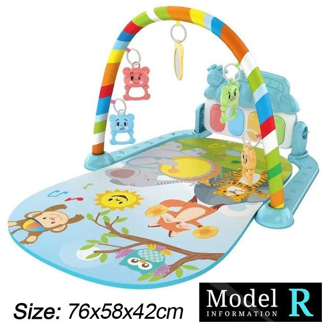 Baby Fitness Stand Musik Spielen Gym Aktivität Spielzeug Neugeborenen Klavier Krabbeln Decke Pedal Spiel Pad Frühen Bildung 0-36 monate Geschenke