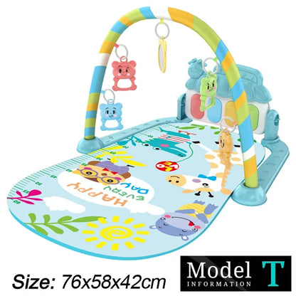 Baby Fitness Stand Musik Spielen Gym Aktivität Spielzeug Neugeborenen Klavier Krabbeln Decke Pedal Spiel Pad Frühen Bildung 0-36 monate Geschenke