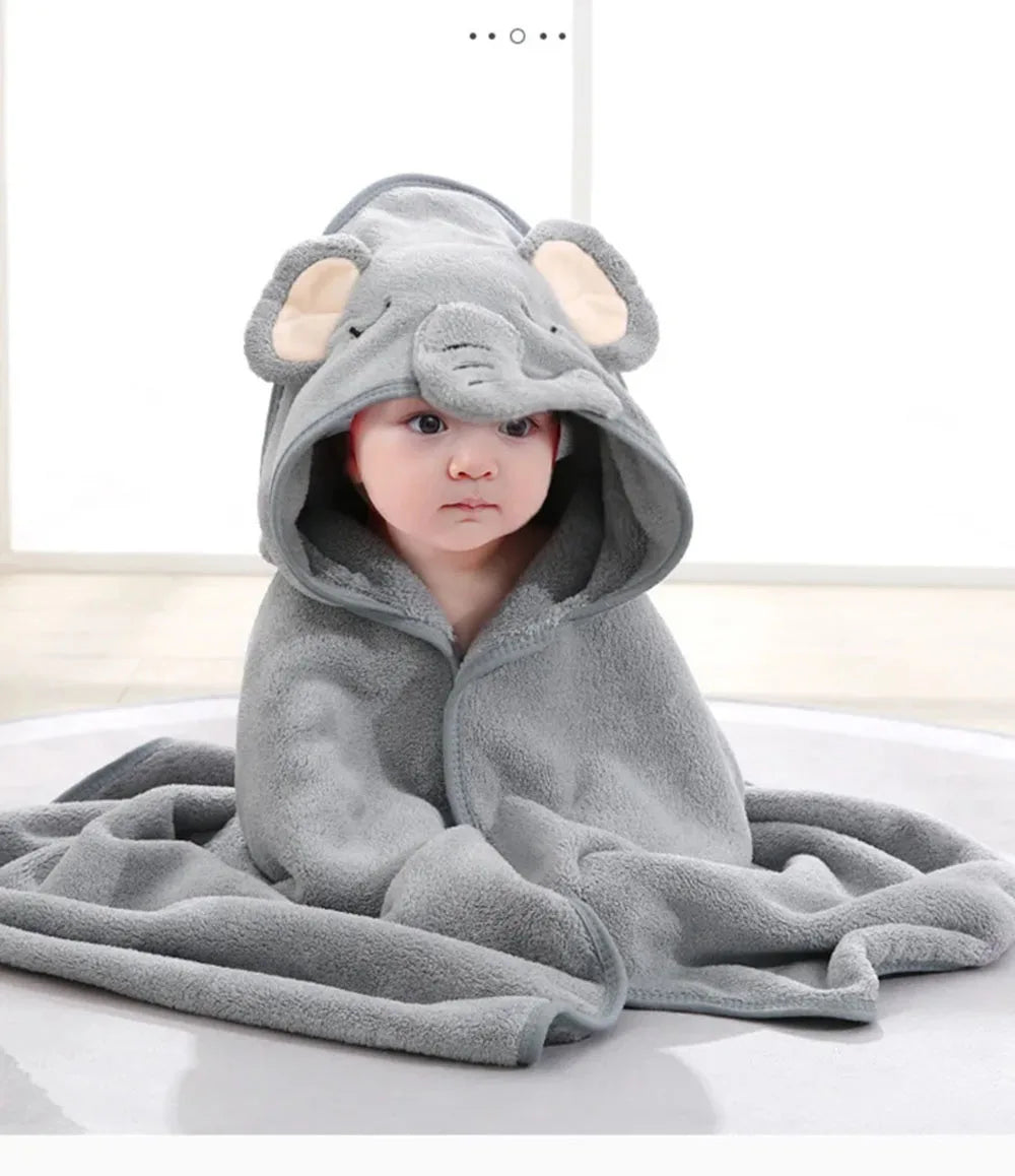 Cartoon Tier Baby Badetücher Weiche Neugeborenen Mit Kapuze Handtuch Decke Kleinkind Bademantel Warme Schlafen Swaddle Wrap für Jungen Mädchen