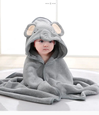Cartoon Tier Baby Badetücher Weiche Neugeborenen Mit Kapuze Handtuch Decke Kleinkind Bademantel Warme Schlafen Swaddle Wrap für Jungen Mädchen