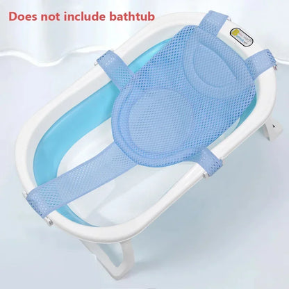 Baby Bad Net Matte Kinder Neugeborenen Einstellbare Badewanne Kissen Sitzkissen Kreuz-förmigen Anti-slip Badewanne Dusche Wiege bett Sitz