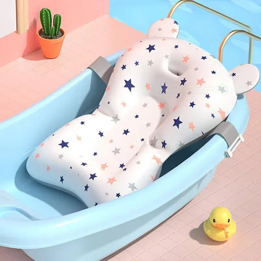 Baby Bad Unterstützung Pad Faltbare Schwimmende Sitz Einstellbar Neugeborenen Bade Kissen Infant Sicherheit Net Hängematte
