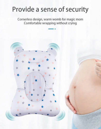 Baby Bad Unterstützung Pad Faltbare Schwimmende Sitz Einstellbar Neugeborenen Bade Kissen Infant Sicherheit Net Hängematte
