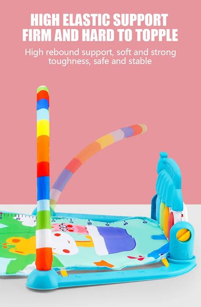 Baby Fitness Stand Musik Spielen Gym Aktivität Spielzeug Neugeborenen Klavier Krabbeln Decke Pedal Spiel Pad Frühen Bildung 0-36 monate Geschenke