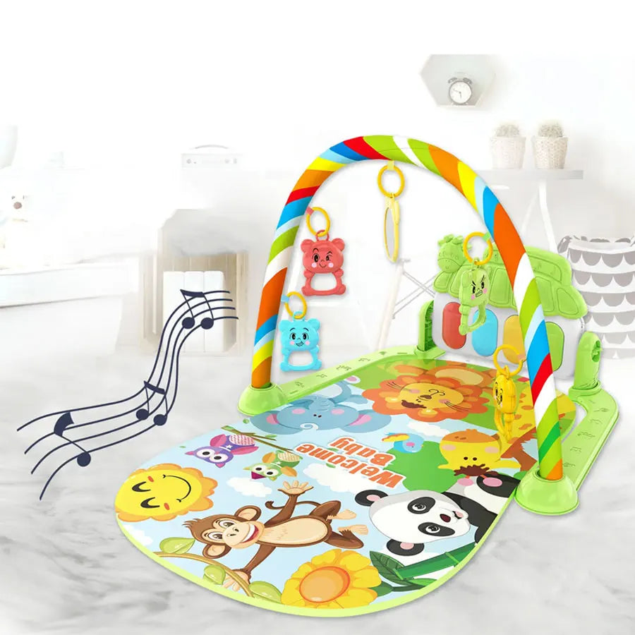 Baby Aktivität Gym Rack Frühe Bildung 0-36 Monate Spielzeug Geschenke Musical Neugeborenen Klavier Tastatur Krabbeln Decke Pedal Spielen matte