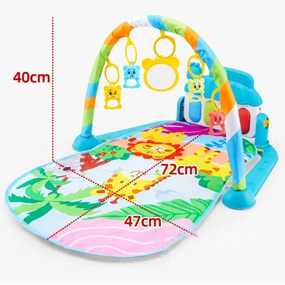 Baby Aktivität Gym Rack Frühe Bildung 0-36 Monate Spielzeug Geschenke Musical Neugeborenen Klavier Tastatur Krabbeln Decke Pedal Spielen matte