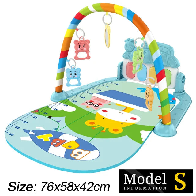 Baby Fitness Stand Musik Spielen Gym Aktivität Spielzeug Neugeborenen Klavier Krabbeln Decke Pedal Spiel Pad Frühen Bildung 0-36 monate Geschenke