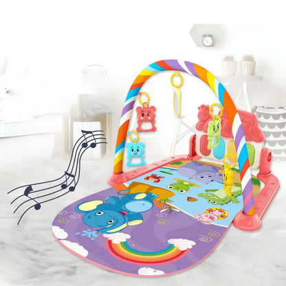 Baby Aktivität Gym Rack Frühe Bildung 0-36 Monate Spielzeug Geschenke Musical Neugeborenen Klavier Tastatur Krabbeln Decke Pedal Spielen matte