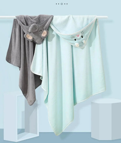 Cartoon Tier Baby Badetücher Weiche Neugeborenen Mit Kapuze Handtuch Decke Kleinkind Bademantel Warme Schlafen Swaddle Wrap für Jungen Mädchen