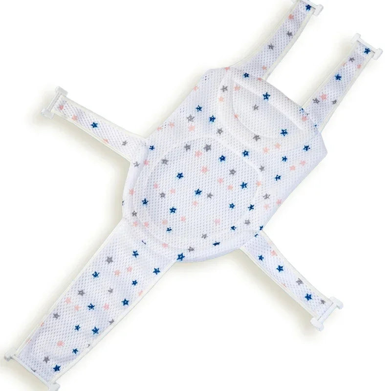 Baby Bad Net Matte Kinder Neugeborenen Einstellbare Badewanne Kissen Sitzkissen Kreuz-förmigen Anti-slip Badewanne Dusche Wiege bett Sitz