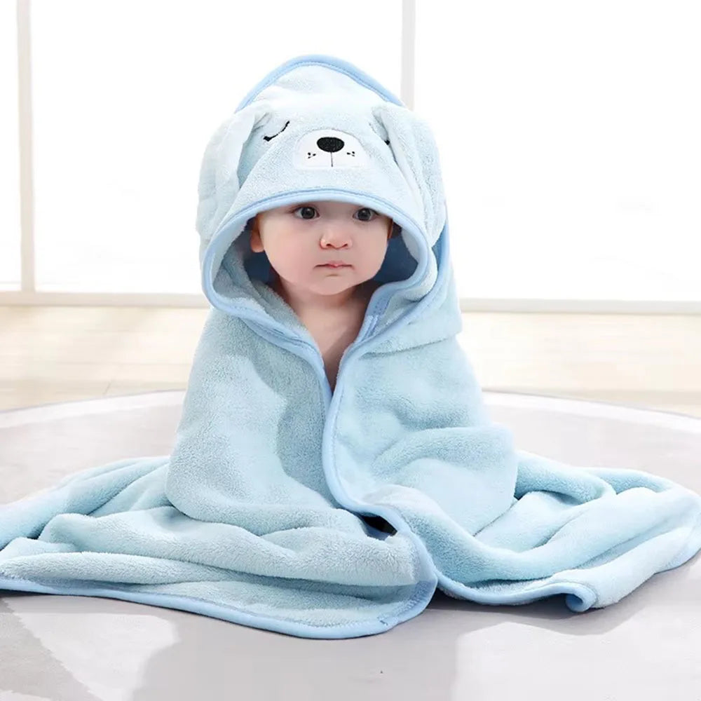 Cartoon Tier Baby Badetücher Weiche Neugeborenen Mit Kapuze Handtuch Decke Kleinkind Bademantel Warme Schlafen Swaddle Wrap für Jungen Mädchen