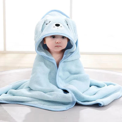 Cartoon Tier Baby Badetücher Weiche Neugeborenen Mit Kapuze Handtuch Decke Kleinkind Bademantel Warme Schlafen Swaddle Wrap für Jungen Mädchen